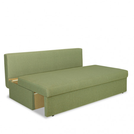 Canapea Extensibila Cu Lada Depozitare Vario, Verde, 191 x 98 x 80 Cm-01