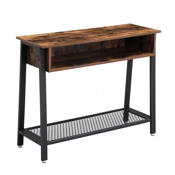 Masa consola vintage maro rustic 1000 x 350
