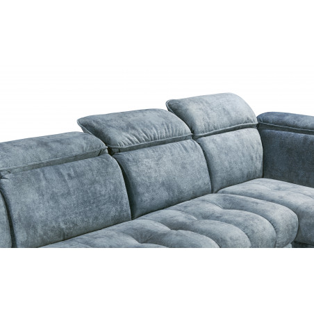 Coltar Extensibil U Cu Lada Depozitare Togo, Dreapta, Smoke Blue, 347 X 82 X 221 Cm-01