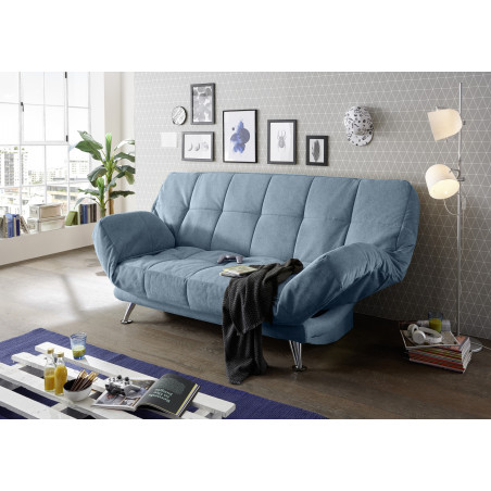 Canapea Extensibila Ikar, 3 Locuri, Lada Depozitare, Denim, 208 X 102 X 98 Cm-01