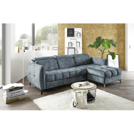 Coltar Extensibil Togo, Interschimbabil Stanga/Dreapta, Smoke Blue, 260 X 82 Х 176 Cm-01