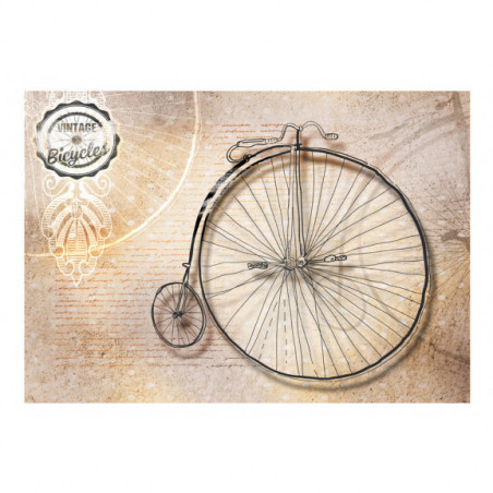 Fototapet Vintage Bicycles Sepia-01