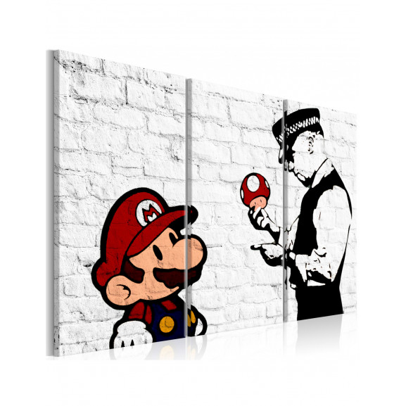 Tablou Mario Bros (Banksy)