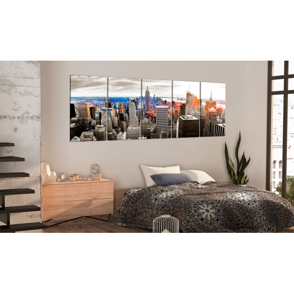 Tablou new york: grey tower blocks