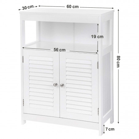 Comoda Baie Cottage Alb, 60 Cm-01