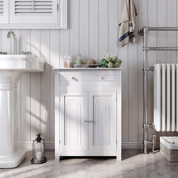 Poze Dulapior Baie Paola Alb, 60 Cm