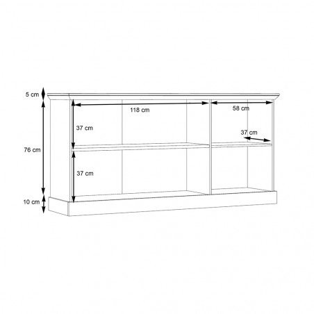 Comoda Cu 3 Usi Awenis 186,7 Cm-01