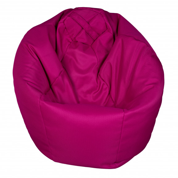 Fotoliu bean bag, interior-exterior, tip para mijlocie roz