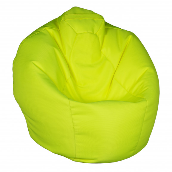 Fotoliu Bean Bag, Interior-Exterior, Tip Para Mare Galben Fluorescent