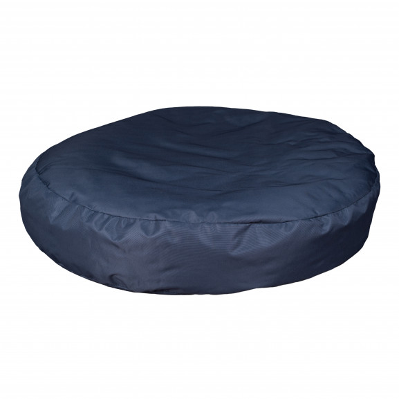 Fotoliu Bean Bag, Interior-Exterior, Tip Puf Rotund Mic Albastru