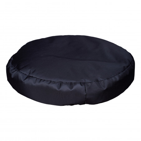 Fotoliu Bean Bag, Interior-Exterior, Tip Puf Rotund Mic Negru-01