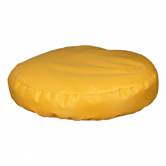 Fotoliu Bean Bag, Interior-Exterior, Tip Puf Rotund Mare Galben