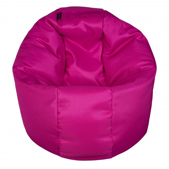 Fotoliu Bean Bag, Interior-Exterior, Tip Puf Rotund Mare Roz