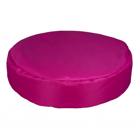 Fotoliu Bean Bag, Interior-Exterior, Tip Puf Rotund Mare Roz-01