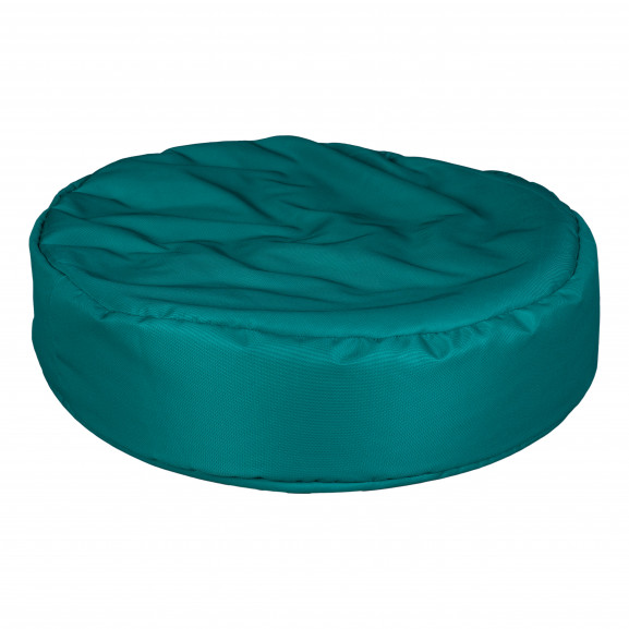 Fotoliu Bean Bag, Interior-Exterior, Tip Puf Rotund Mare Petrol