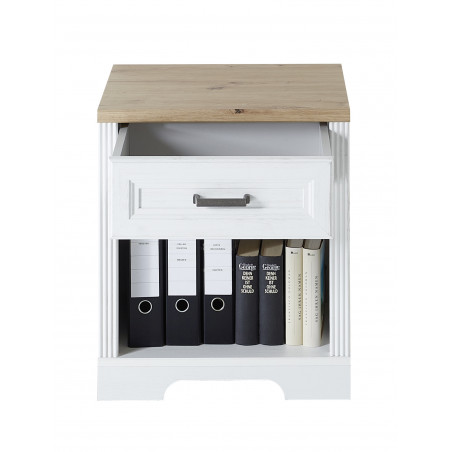 Casetiera Jasmin 1 Sertar si 1 Nisa, 54 cm-01