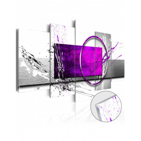 Imagine Pe Sticlă Acrilică Purple Expression [Glass]-01
