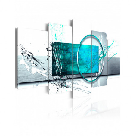 Tablou Turquoise Expression-01