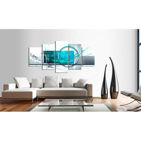Tablou Turquoise Expression-01