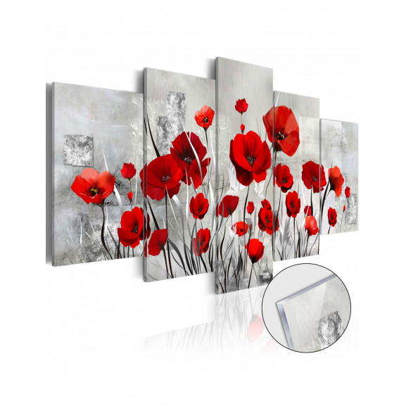 Imagine Pe Sticlă Acrilică Scarlet Cloud [Glass]