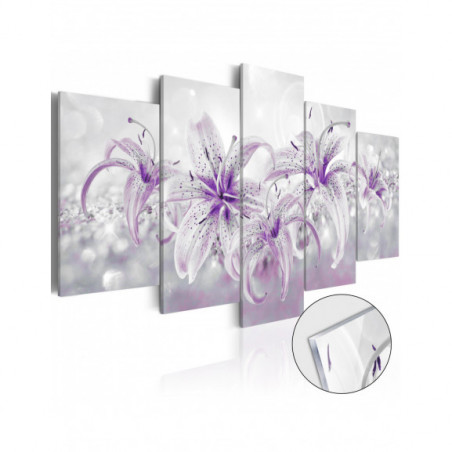 Imagine Pe Sticlă Acrilică Purple Graces [Glass]-01