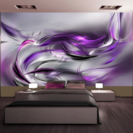 Fototapet Xxl Purple Swirls Ii-01