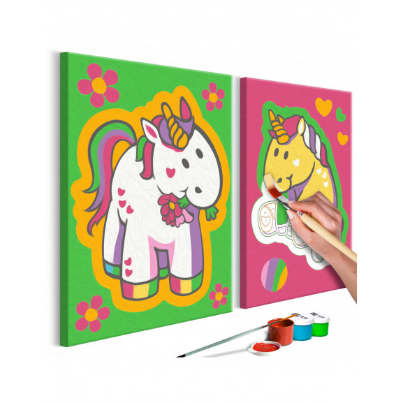 Pictatul Pentru Recreere Unicorns (Green & Pink)