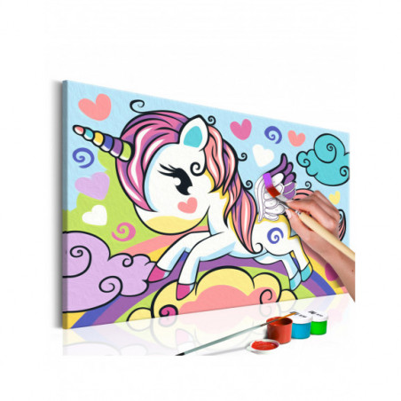 Pictatul Pentru Recreere Colourful Unicorn-01