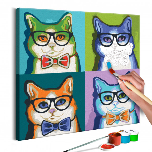Pictatul Pentru Recreere Cats With Glasses