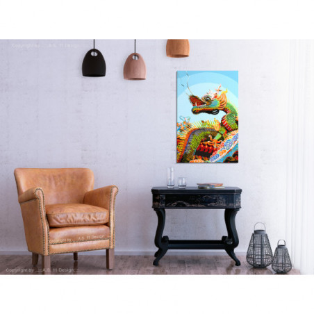 Pictatul Pentru Recreere Colourful Dragon-01