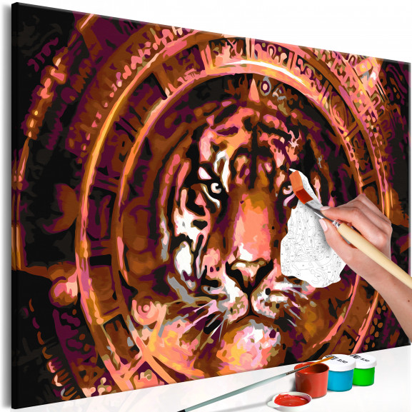 Pictatul Pentru Recreere Tiger And Ornaments