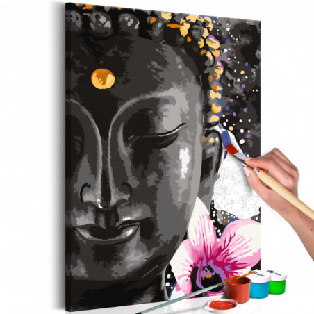 Pictatul Pentru Recreere Buddha And Flower-01