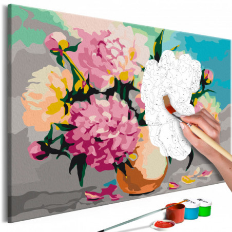 Pictatul Pentru Recreere Flowers In Vase-01