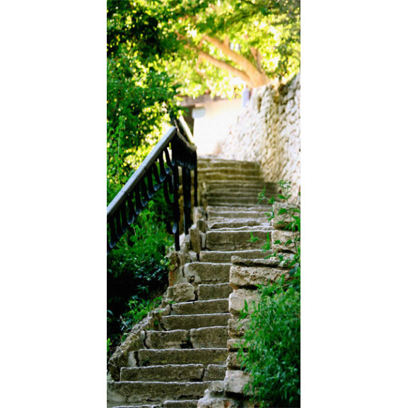 Fototapet pentru ușă stony stairs