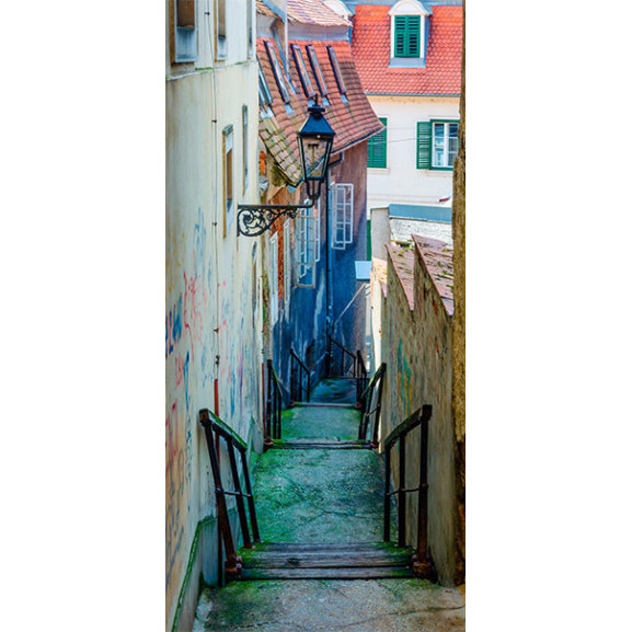 Fototapet pentru ușă croatian alley