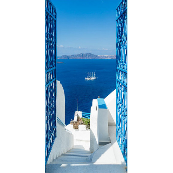 Fototapet pentru ușă holidays in greece