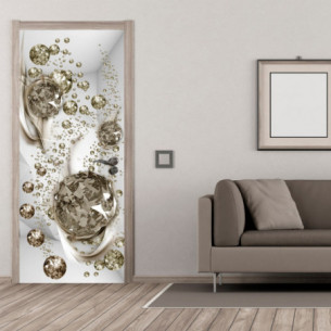 Fototapet Pentru Ușă Photo Wallpaper Bubble Abstraction I