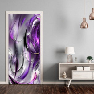 Fototapet Pentru Ușă Photo Wallpaper – Purple Abstraction I