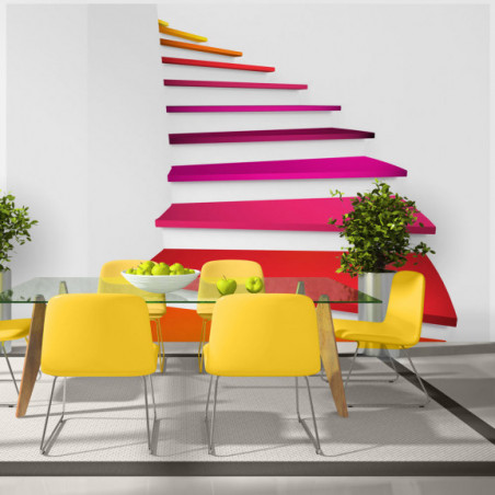 Fototapet Colorful Stairs-01