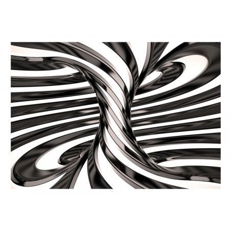 Fototapet Black And White Swirl-01