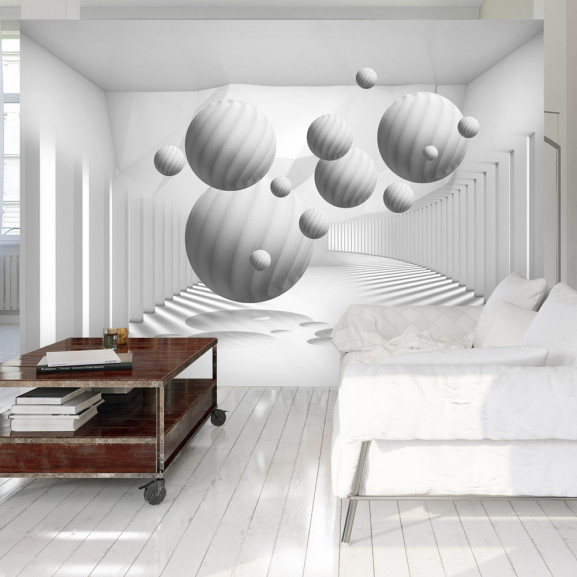 Fototapet Balls In White