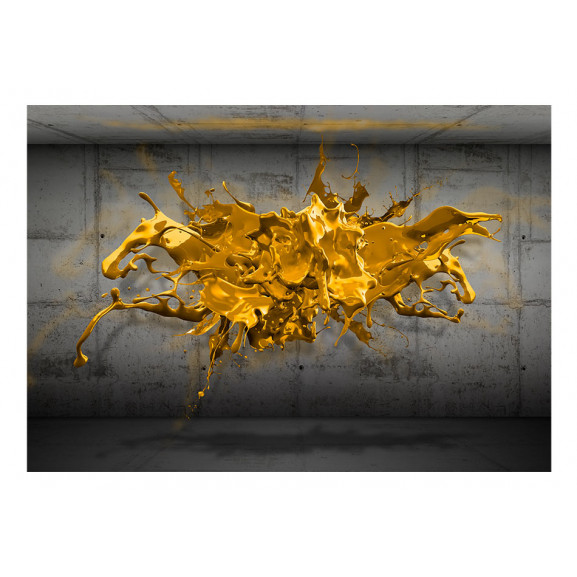 Fototapet yellow splash