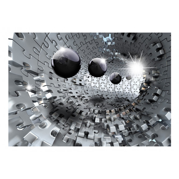 Fototapet puzzle tunnel