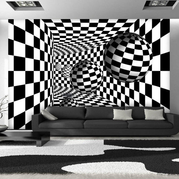 Fototapet Black & White Corridor