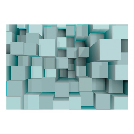 Fototapet Blue Puzzle-01