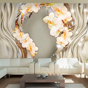 Fototapet Wreath Of Orchids