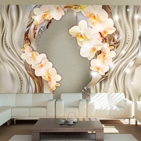 Fototapet Wreath Of Orchids