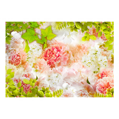 Fototapet Bright Peonies-01