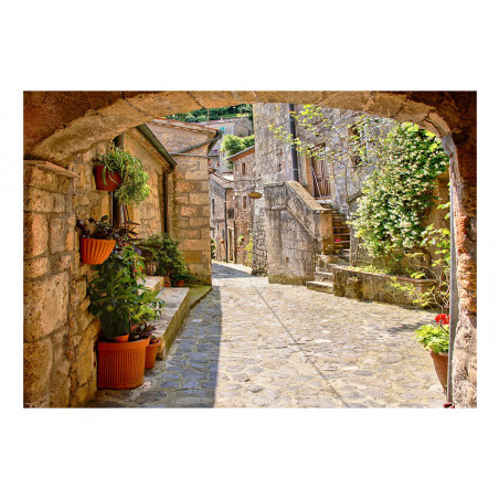 Fototapet Provincial Alley In Tuscany-01