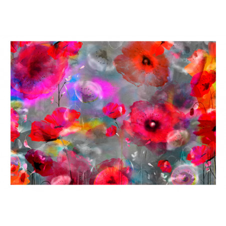 Fototapet Painted Poppies-01